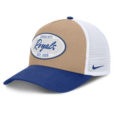 Kansas City Royals Rise Men's Nike MLB A-Frame Trucker Adjustable Hat from Nike - $40