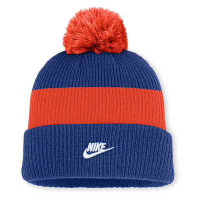 New York Mets Cooperstown Peak Men's Nike MLB Cuffed Pom Beanie
