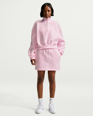 Женская юбка Nike Sportswear Phoenix Fleece High-Waisted Slim Mini Skirt