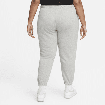 Pants de entrenamiento oversized de tiro medio para mujer Nike Sportswear Club Fleece (talla grande)