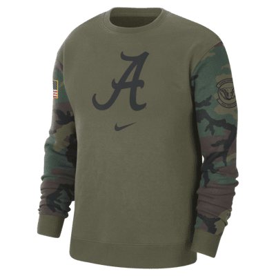 Alabama Club Fleece Men's Nike College Crew-Neck Sweatshirt