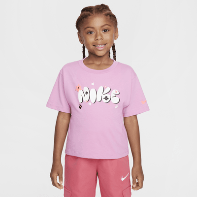 Playera Izzy con gráfico para preescolar Nike