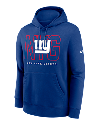 Мужское худи New York Giants Busted Play Club Nike NFL Pullover Hoodie