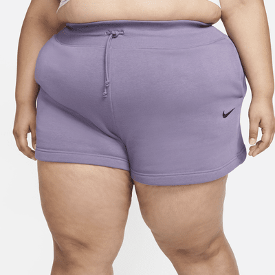 Nike Sportswear Phoenix Fleece Women's High-Waisted Loose Shorts (Plus Size)