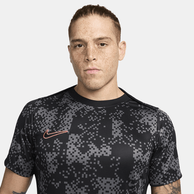 Haut de foot à manches courtes et motif Dri-FIT Nike Academy Pro pour homme