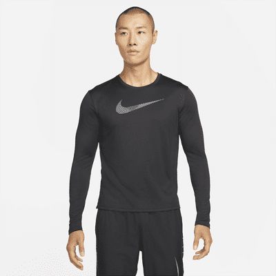 Nike Dri-FIT UV Division Miler Men's Long-Sleeve Running Nike ID