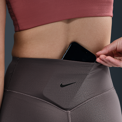 Dámské 13cm cyklistické kraťasy Nike Universa s vysokým pasem bez předního švu