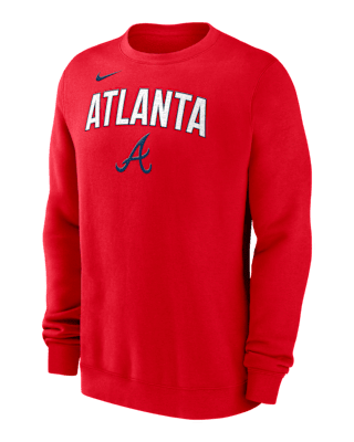 Мужские  Atlanta Braves Nike MLB Pullover Crew