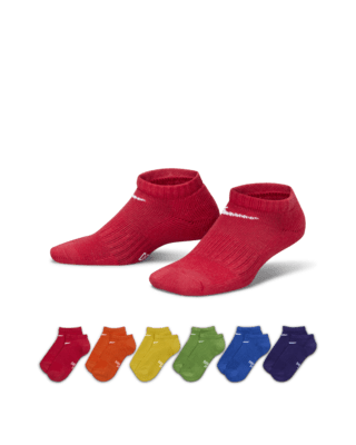 Подростковые носки Nike Dri-FIT Performance Basics Big Kids' No-Show Socks (6 Pairs)