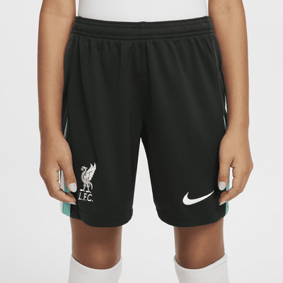 Liverpool FC 2024/25 Stadium Uit Nike replicavoetbalshorts met Dri-FIT voor kids