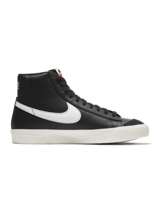 nike blazer mid 77 black white