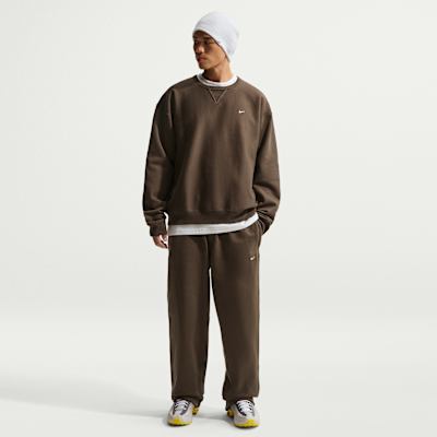 Sudadera de cuello redondo de tejido Fleece para hombre Nike Solo Swoosh