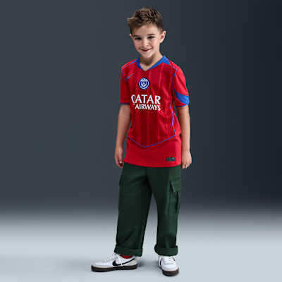 Jersey de fútbol Nike Dri-FIT Total 90 Replica del Paris Saint-Germain alternativo 2025/26 Stadium para niños talla grande