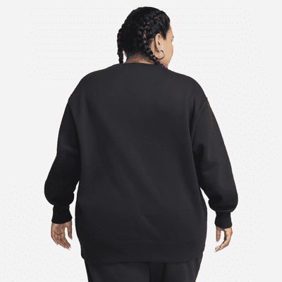 Sweat oversize à col ras-du-cou Nike Sportswear Phoenix Fleece pour femme (grande taille)