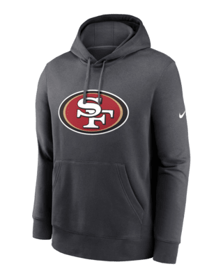 San Francisco 49ers Club Logo Men's Nike NFL Pullover Hoodie. Nike.com