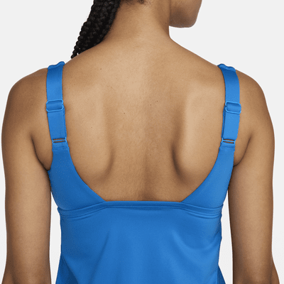 Top de traje de baño para mujer Nike Tankini