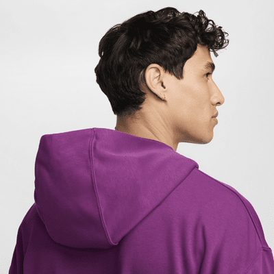 Sudadera sin cierre de correr Dri-FIT de tejido Fleece para hombre Nike Track Club