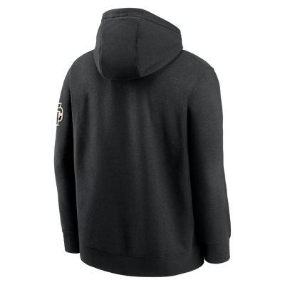Sudadera con gorro sin cierre universitaria Nike para hombre North Carolina Club