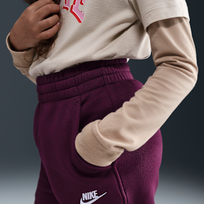 Nike Sportswear Club Fleece Big Kids' (Girls') High-Waisted Fitted Pants