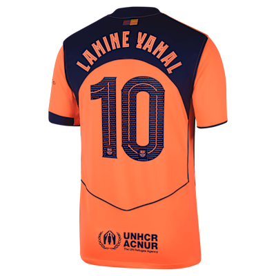 Jersey de fútbol Nike Dri-FIT del Barcelona alternativo 2025/26 Stadium Lamine Yamal para hombre