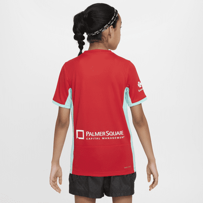 Jersey Nike Dri-FIT de la NWSL tipo réplica para niños talla grande Kansas City Current 2024 Stadium Primary