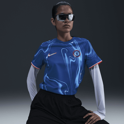 Jersey de fútbol Nike Dri-FIT Replica del Chelsea FC local 2024 Stadium para mujer