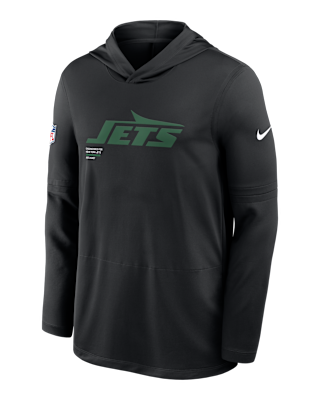 Мужские  New York Jets Pure Fury Sideline Nike Dri-FIT NFL Long-Sleeve Hooded Top