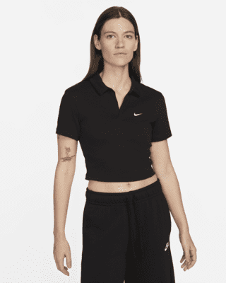 Женские шорты Nike Sportswear Essential Short-Sleeve Polo Top