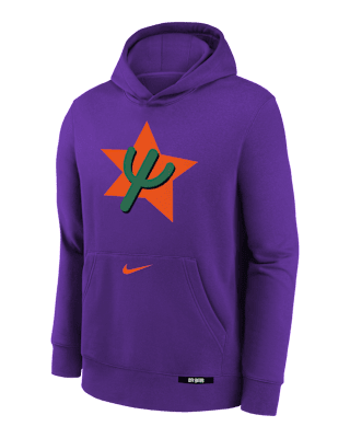 Подростковое худи Phoenix Suns Club City Edition Big Kids' Nike NBA Pullover Hoodie