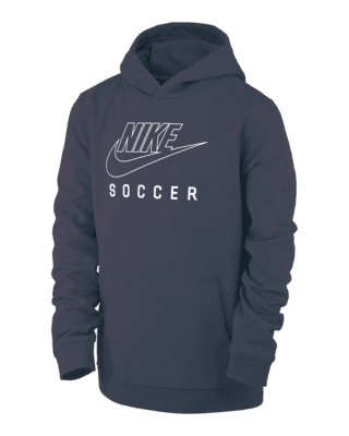 Подростковое худи Nike Swoosh Club Fleece Big Kids' Soccer Pullover Hoodie