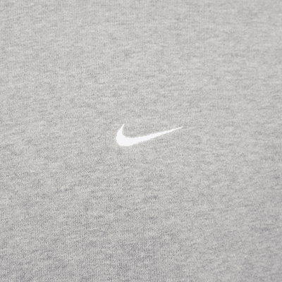 เสื้อมีฮู้ดผ้าฟลีซผู้ชายแบบสวม Nike Solo Swoosh