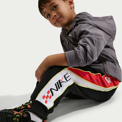 Pants de French Terry Victory Lap para niños talla pequeña Nike Sportswear