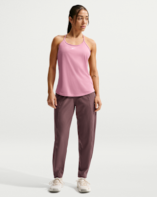 Женские  Nike One Dri-FIT Mid-Rise Woven Pants