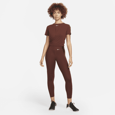 Leggings estampados de tiro medio de 7/8 para mujer Nike One Luxe Icon Clash