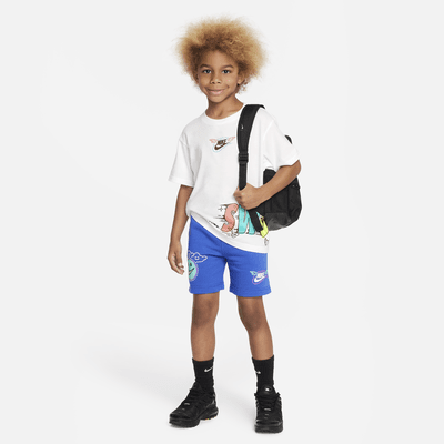 Nike Sportswear "Art of Play" French Terry Shorts Little Kids Shorts