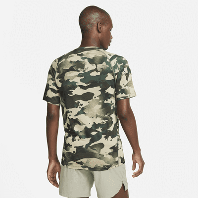 Nike Pro Men's Short-Sleeve Camo Top