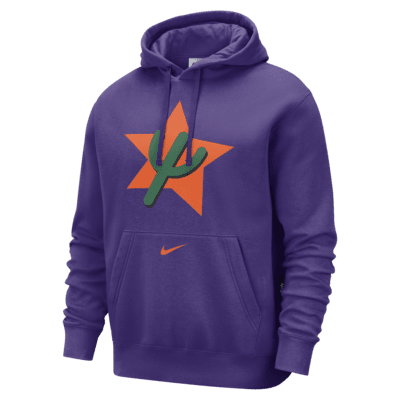 Sudadera con gorro sin cierre Nike de la NBA de tejido Fleece para hombre Phoenix Suns Club City Edition