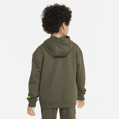 Sudadera con gorro para niños talla pequeña Nike Sportswear "Art of Play" French Terry Pullover