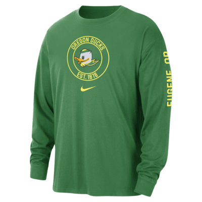 Oregon Max90 Men's Nike College Long-Sleeve T-Shirt