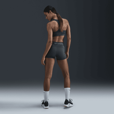 Nike Pro Grafik Bike Shorts (ca. 7,5 cm) mit halbhohem Bund für Damen