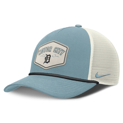 Detroit Tigers Rise Tech Men's Nike Dri-FIT MLB Trucker Adjustable Hat