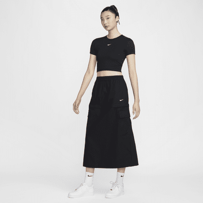 Nike Sportswear Essential Women's Mid-Rise Woven Cargo Midi Skirt