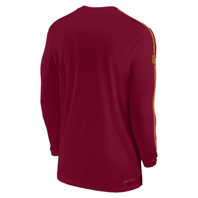 Washington Commanders Sideline Coach Men's Nike Dri-FIT NFL Long-Sleeve Top