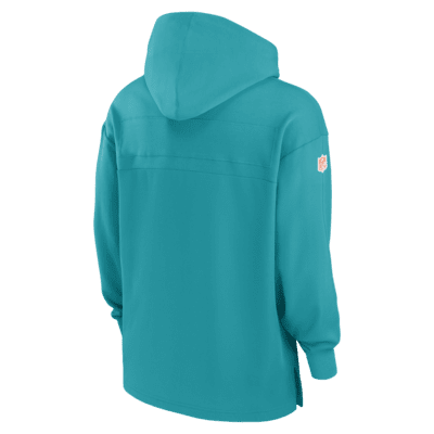 Miami Dolphins Sideline Jersey Men's Nike Dri-FIT NFL Pullover Hoodie