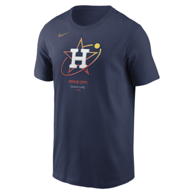 Playera Nike de la MLB para hombre Houston Astros City Connect Logo