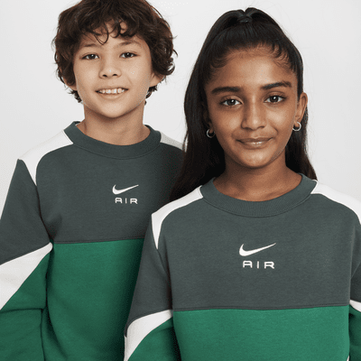 Nike Air-sweatshirt med rund hals til større børn