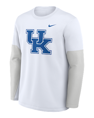 Мужская футболка Kentucky Sideline Coach Nike Therma-FIT College Long-Sleeve