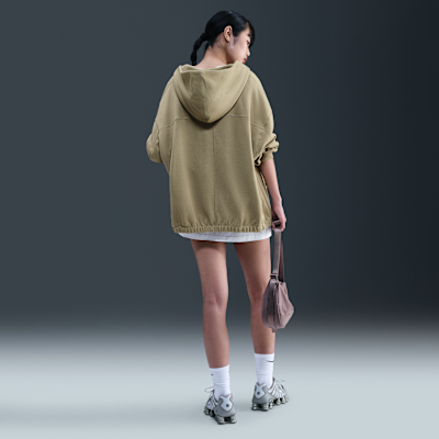 Felpa con cappuccio e zip a tutta lunghezza in fleece Nike Sportswear - Donna