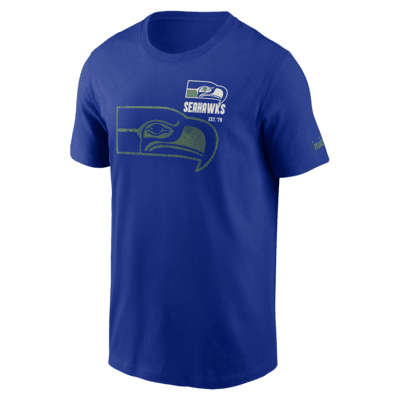 Playera para Hombre NFL Talla M Azul Seahawks