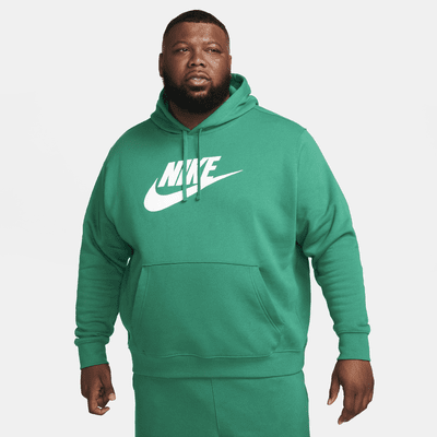 Sudadera con gorro sin cierre con estampado para hombre Nike Sportswear Club Fleece